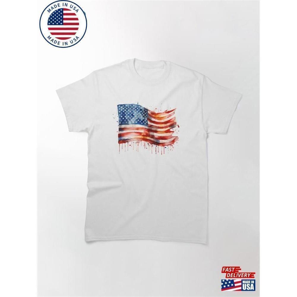 American Flag Patriotic Classic USA Pride Unisex T-Shirt